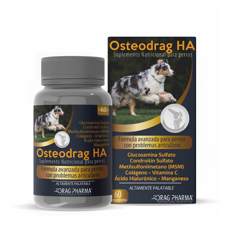 Osteodrag HA Suplemento para Perros 60 comprimidos