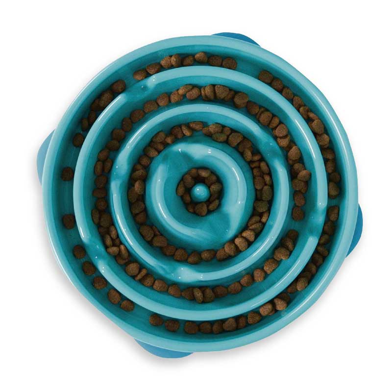 Comedero Lento "Fun Feeder Slow Bowl" - Small / Gris