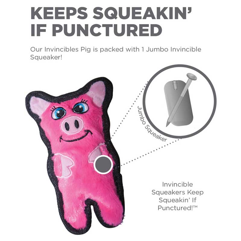 Outward Hound Invincibles Peluche Mini Cerdo