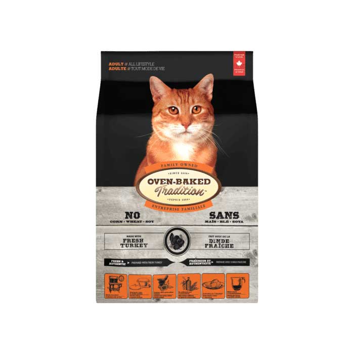 Oven-Baked Pavo para Gatos - 4,54 kilos