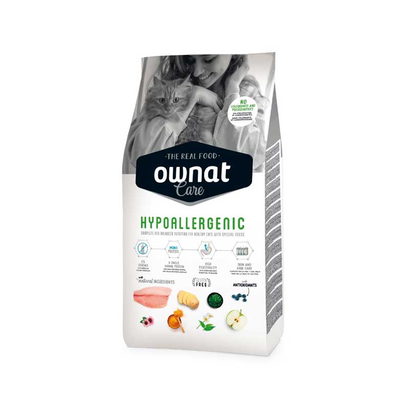 Ownat Care Hypoallergenic para Gatos 1,5 Kg