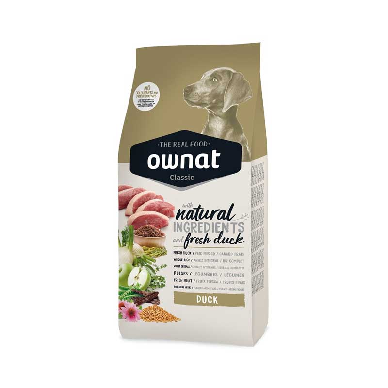 Ownat Classic Pato para Perros - 4 Kg