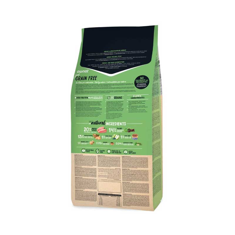 Ownat Just Grain Free Light para Perros - 14 Kg