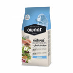 Ownat Classic "Junior" para Cachorros, alimento seco con pollo fresco, frutas, vegetales e ingredientes naturales.