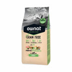 Ownat Just Grain Free Light para Perros, saco de alimento seco ligero con pollo e ingredientes naturales.
