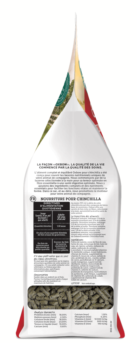Oxbow "Essentials" Alimento para Chinchilla 