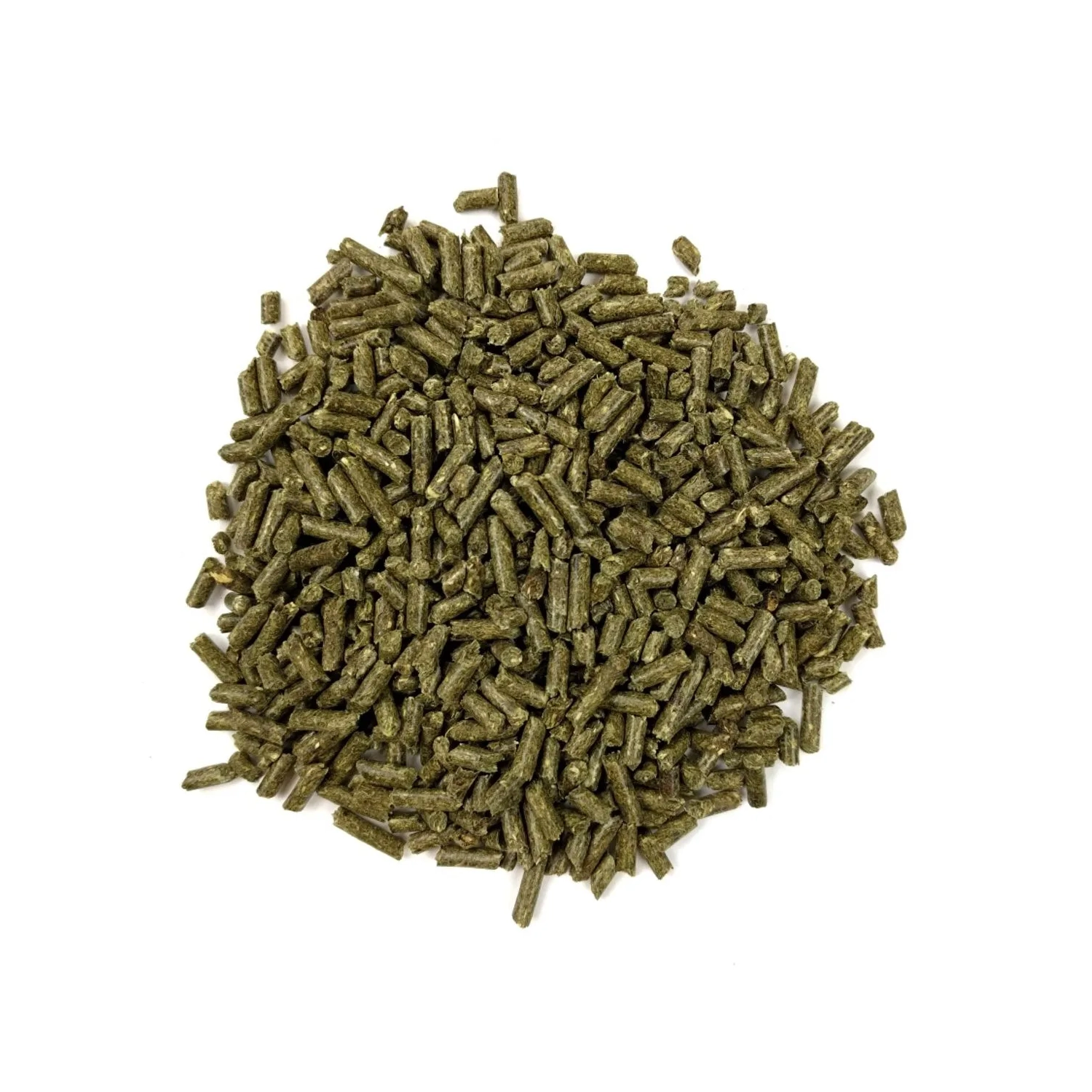 Oxbow "Essentials" Alimento para Chinchilla en bolsa roja y verde, con pellets e ilustración de una chinchilla.