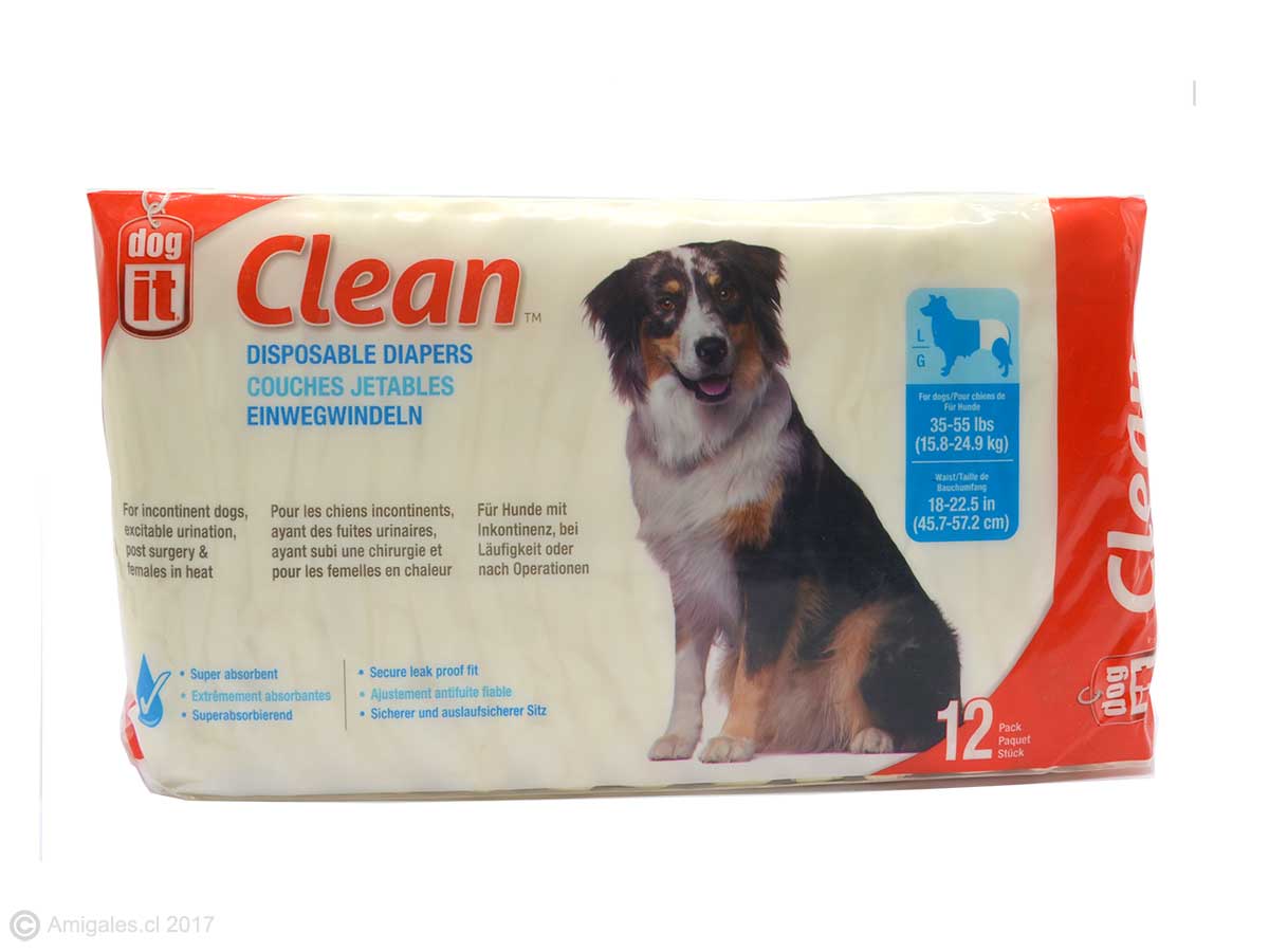 Pañales Desechables para Perros - Large