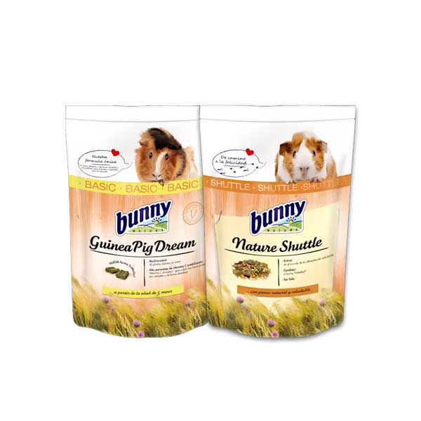 Pack Bunny Nature Shuttle + Guinea Rabbit Dream para Cuyes