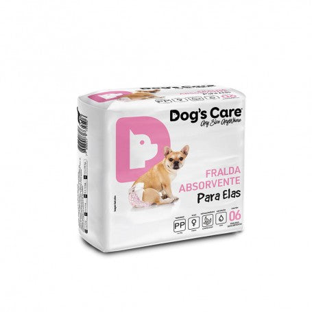 Pañales para Perros Hembras - P - 3 a 6 kg