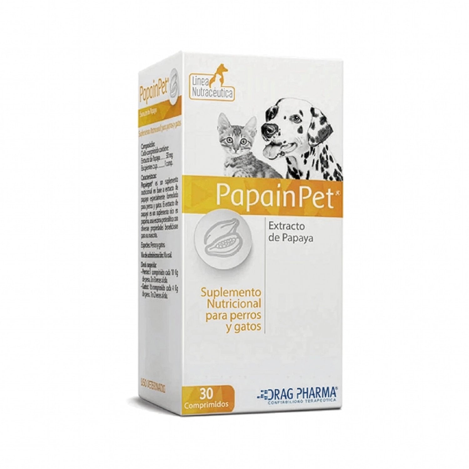 PapainPet Suplemento Nutricional Drag Pharma