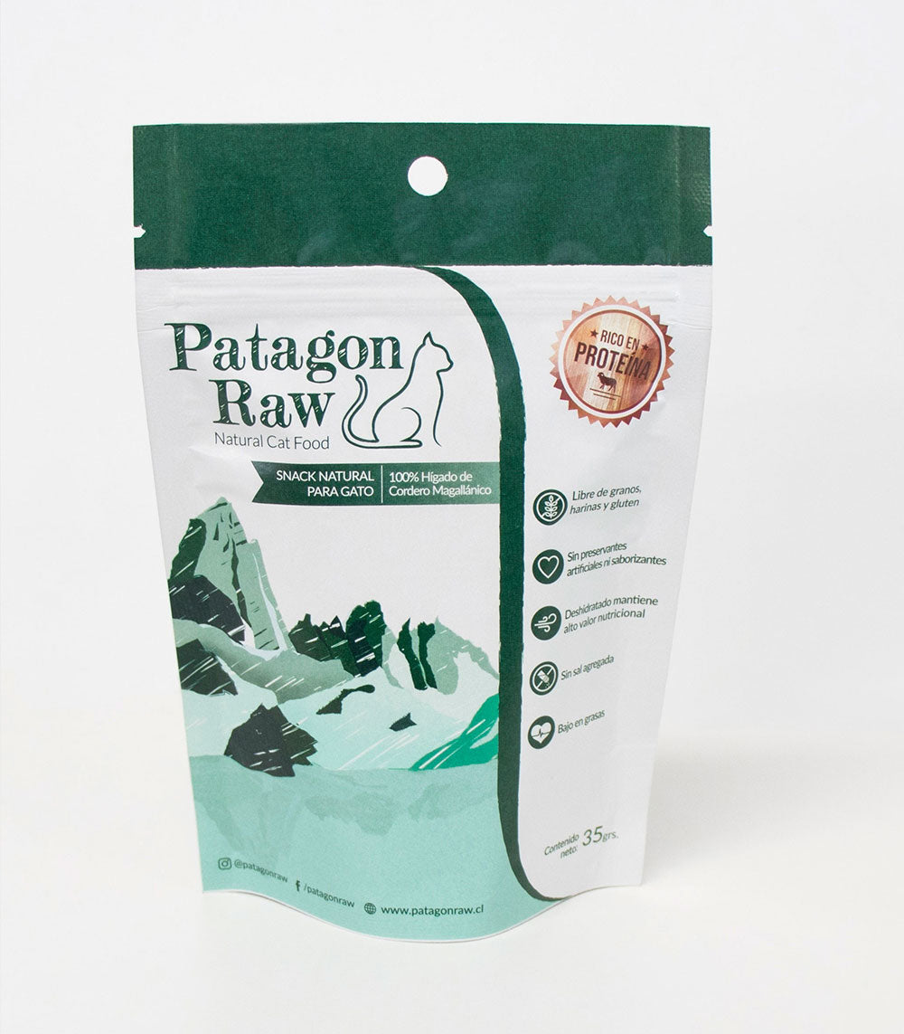 Patagon Raw Snack Cordero Magallánico para Gatos