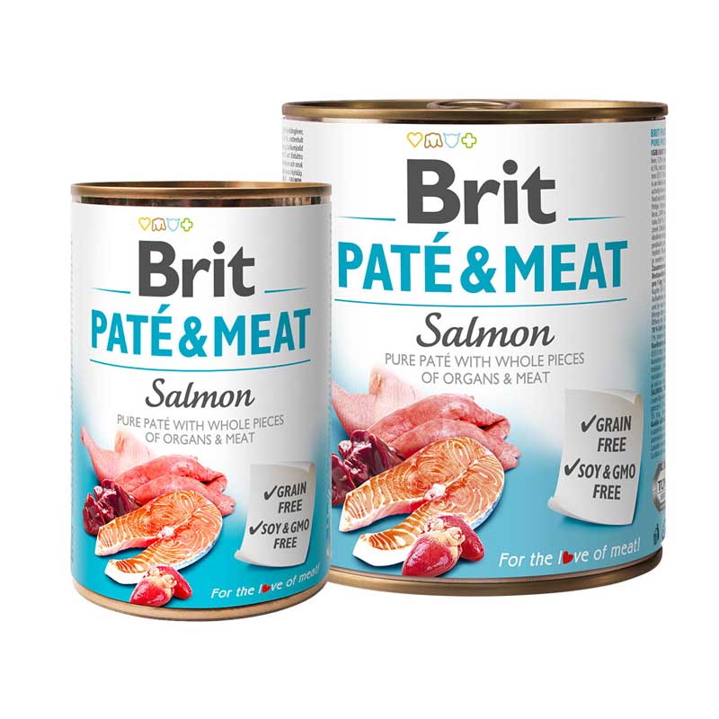 Brit Care Lata Paté & Meat Salmon para Perros - 800 g