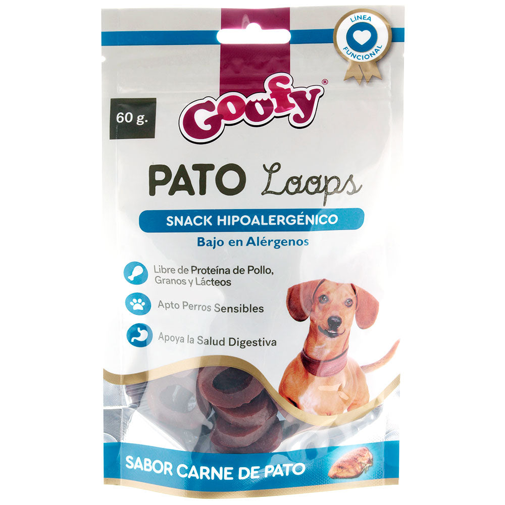 Snacks Hipoalergénico PATO Loops