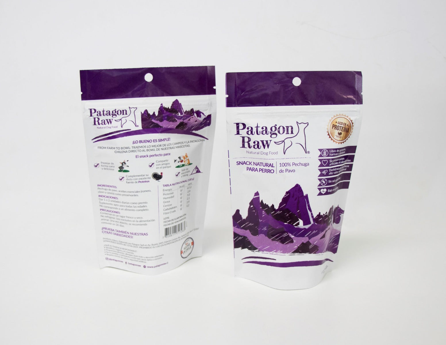 Patagon Raw Snack Pechuga de Pavo para Perros
