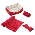 Pawise 3 en 1 Cama + Manta + Cojín