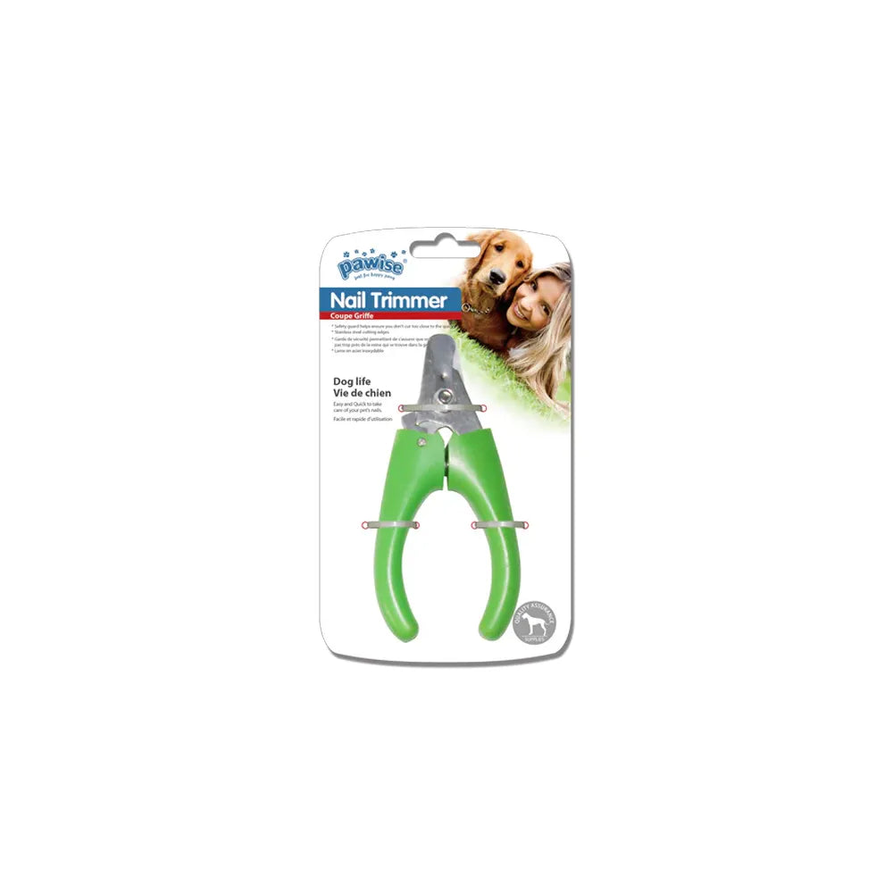 Pawise Cortauñas para Perros con mango  y cuchillas metálicas, herramienta de cuidado canino en empaque original