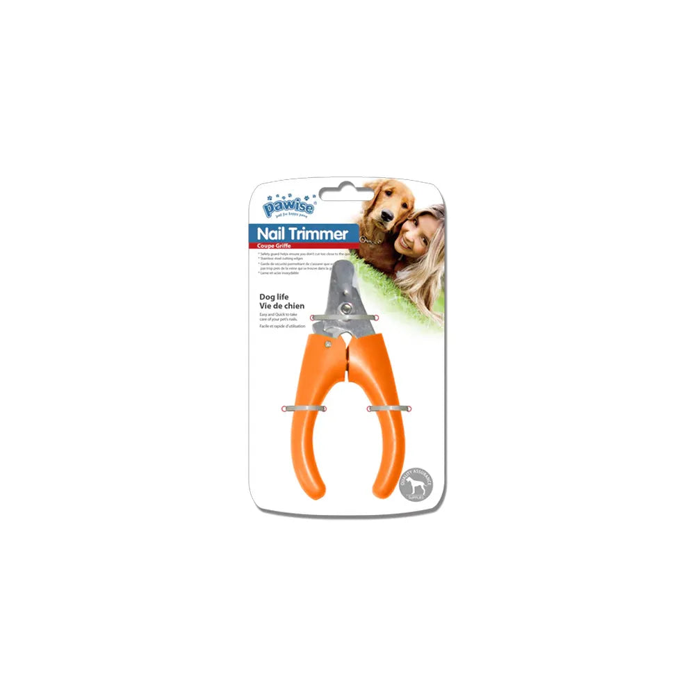 Pawise Cortauñas para Perros con mango  y cuchillas metálicas, herramienta de cuidado canino en empaque original