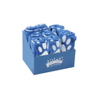 1 mantita de la marca Pawise de felpa azul con estampado de patas blancas  (presentadas en caja organizadora)