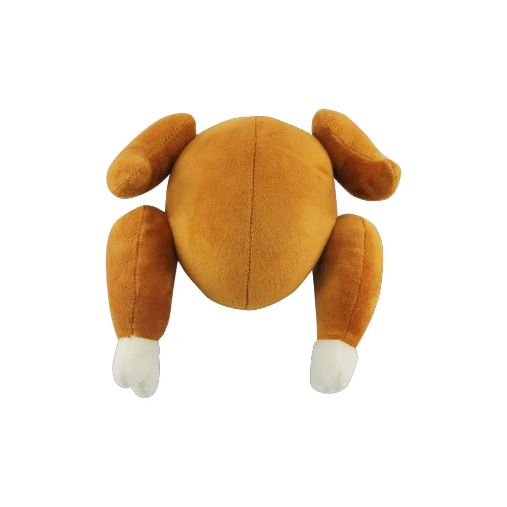 Pawise Peluche Yummi Yummi My Chicken en forma de pollo cocido, juguete blando para mascotas con textura suave y realista