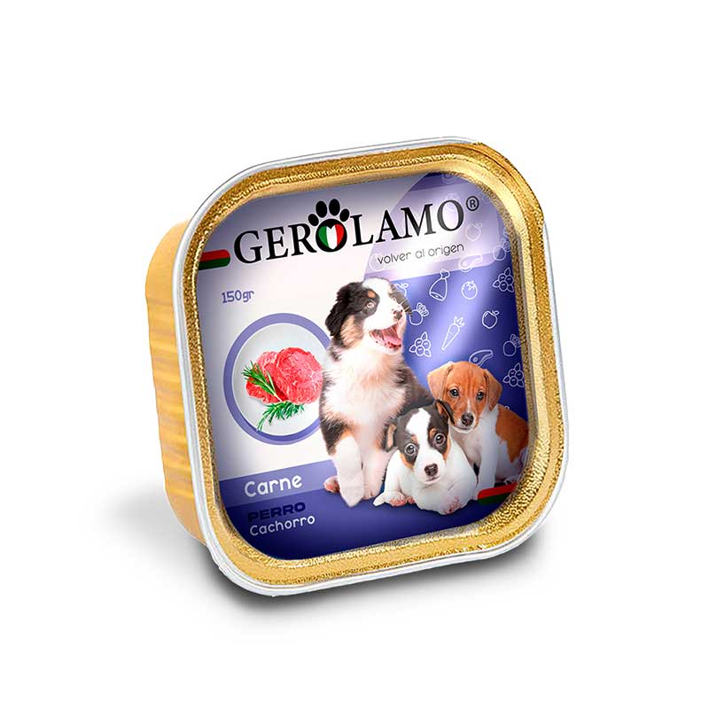 Paté Gerolamo Carne para Cachorros - 300 gr