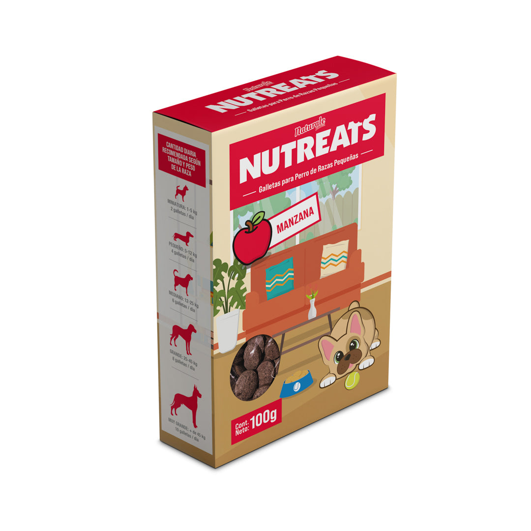 Mini Galletas Nutreats Manzana Naturale