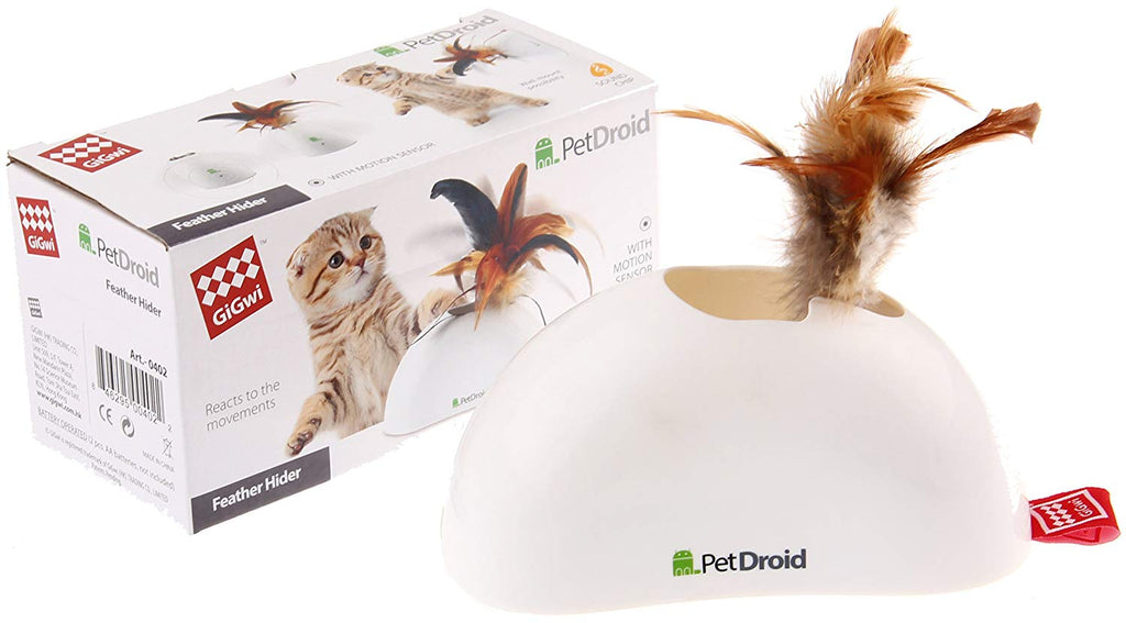 Juguete Interactivo "Escondite de Plumas" Pet Droid 