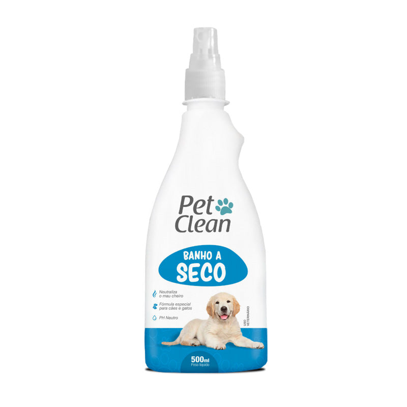 Shampoo en Seco Pet Clean para Perros y Gatos 500 ml