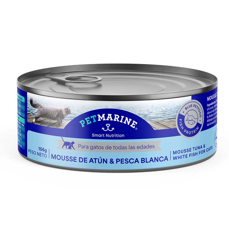 Pet Marine Lata Atún y Pesca Blanca para Gatos