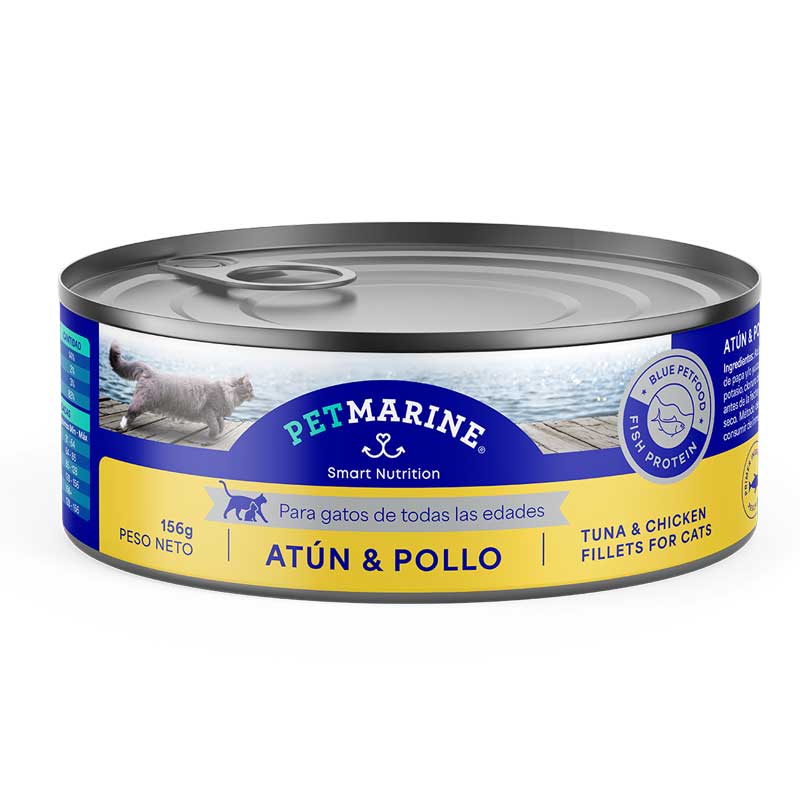 Pet Marine Lata Atún y Pollo para Gatos - 156 g
