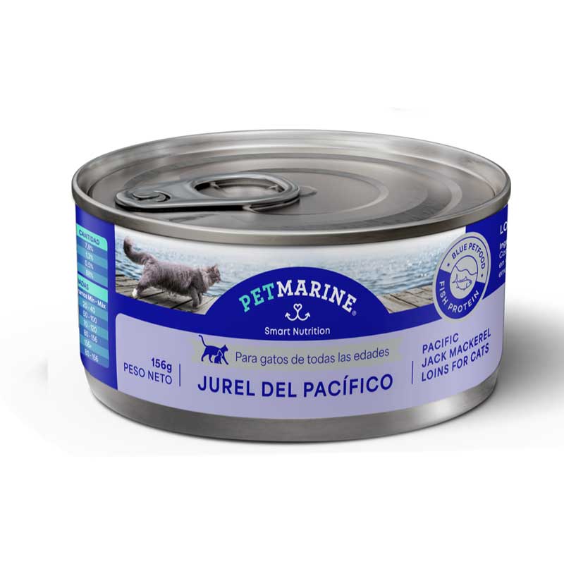 Pet Marine Lata Jurel del Pacífico para Gatos - 156 g