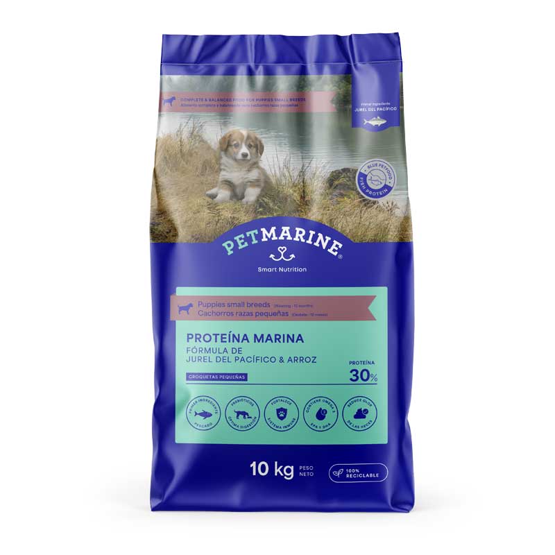 Pet Marine Jurel del Pacífico y Arroz para Cachorros Razas Pequeñas