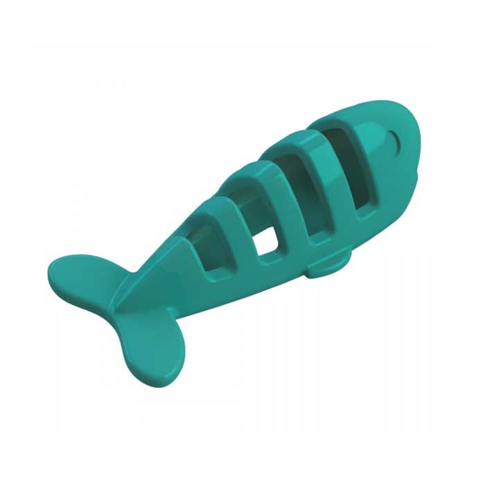 Juguete Pez Dispensador Snacks para Gatos - Cyan