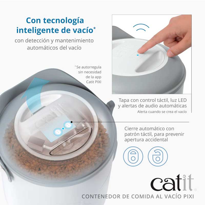 Catit Pixi Contenedor de Comida al Vacío
