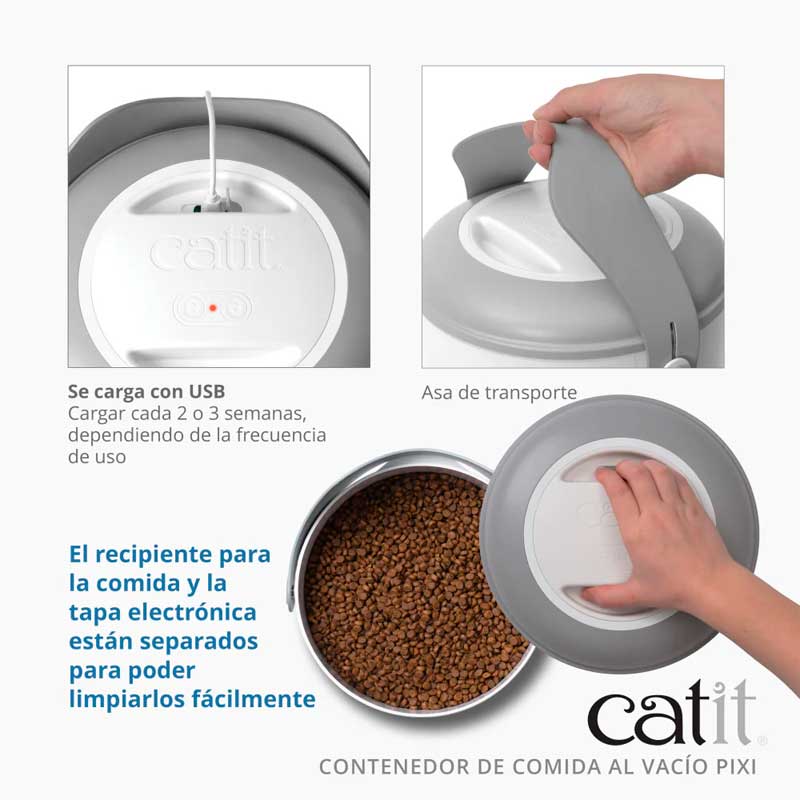 Catit Pixi Contenedor de Comida al Vacío