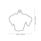 Placa Friends Perro "My Family" Labrador Negro