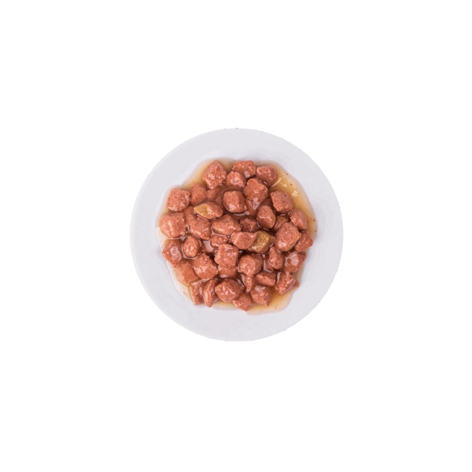 Plaisir Pouch Chunks Trucha y Camarones para Gatos, alimento húmedo en salsa para gatos adultos y esterilizados.