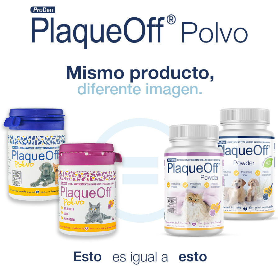 PlaqueOff Polvo Removedor de Sarro para Perros