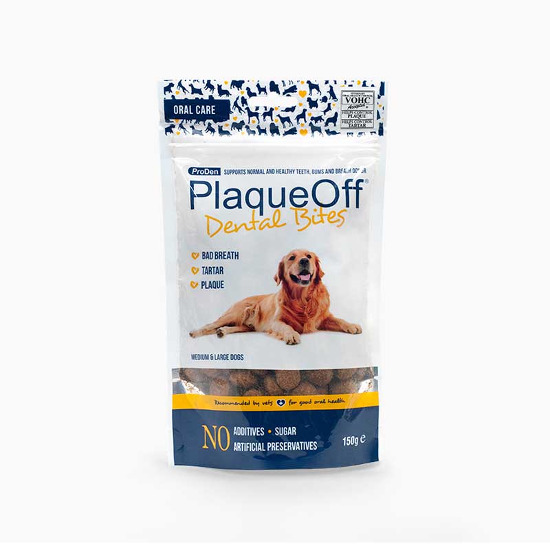 Cuidado Dental Proden PlaqueOff Bites para Perros Grandes