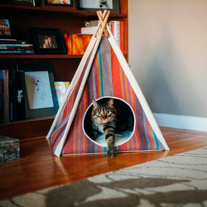 Play Carpa Teepee Horizont para Mascotas
