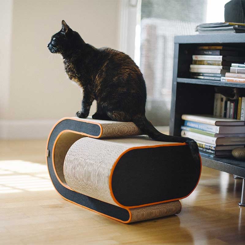 Play Rascador Arty para Gatos Denim Chocolate