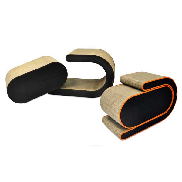 Play Rascador Arty para Gatos Denim Chocolate