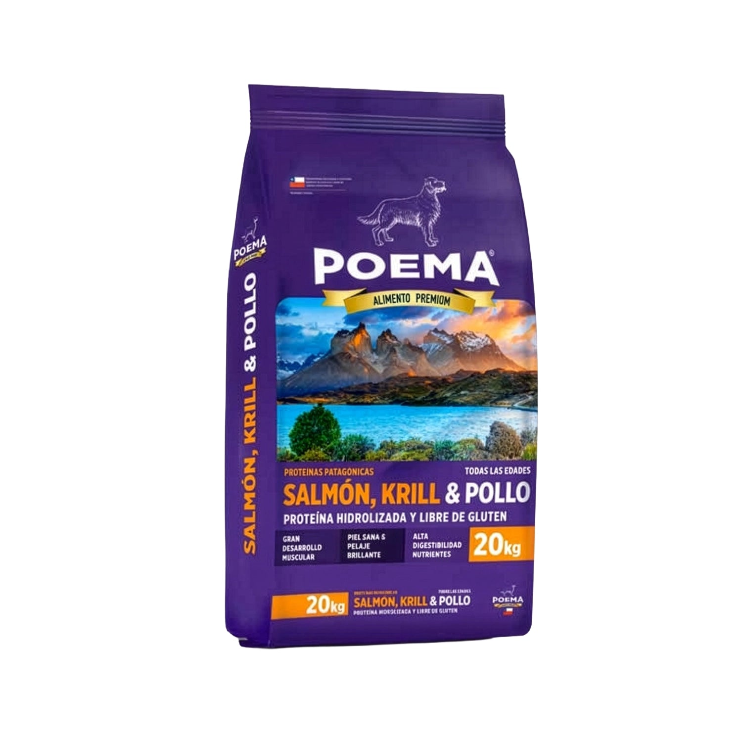 Poema Alimento Proteínas Patagónicas para Perros