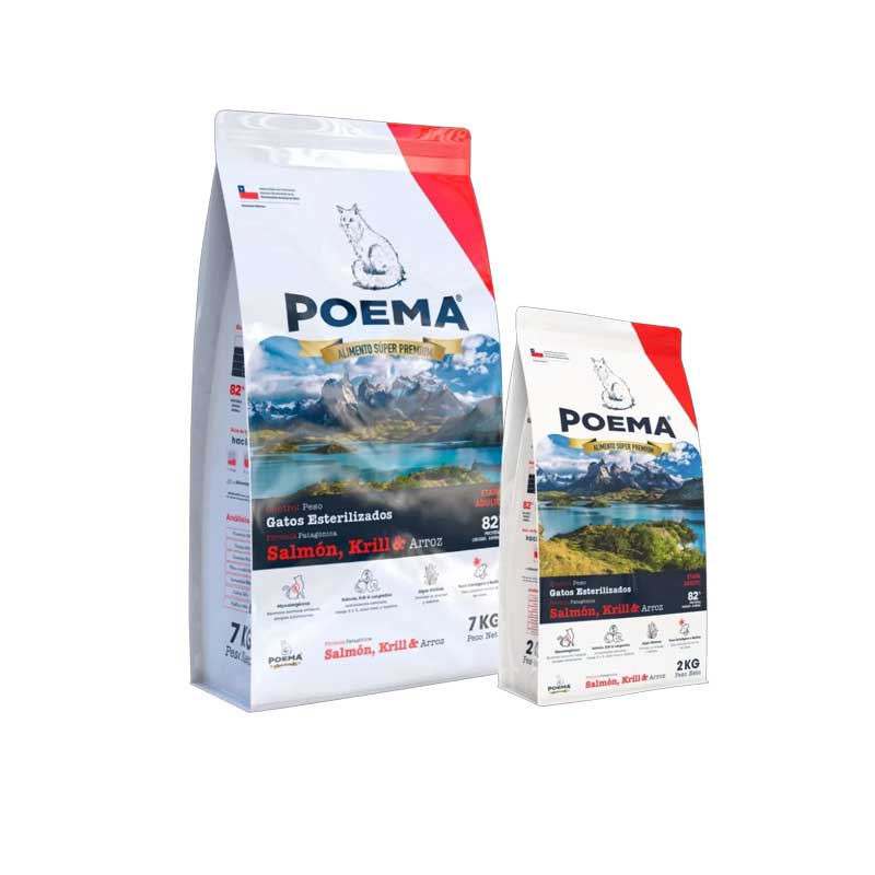 Poema Alimento Control de Peso para Gatos - 2 Kg / Chile