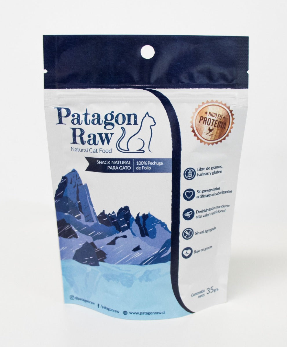 Patagon Raw Snack Pechuga de Pollo para Gatos