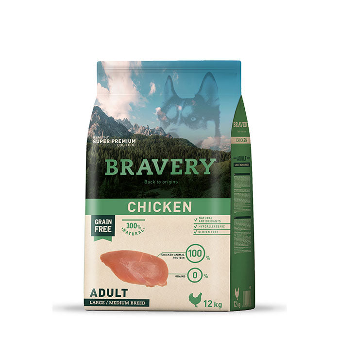 Bravery Pollo Razas Grandes y Medianas