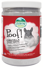 Baño de Polvo Poof! para Chinchillas