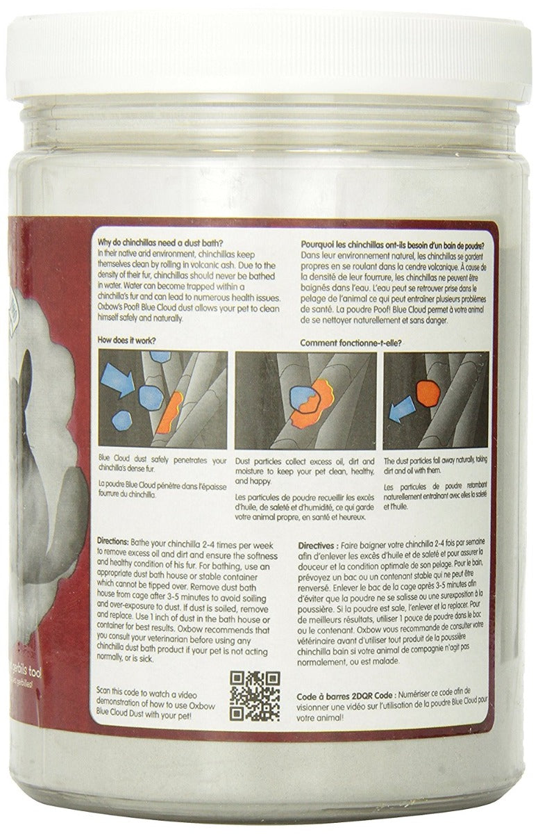 Baño de Polvo Poof! para Chinchillas