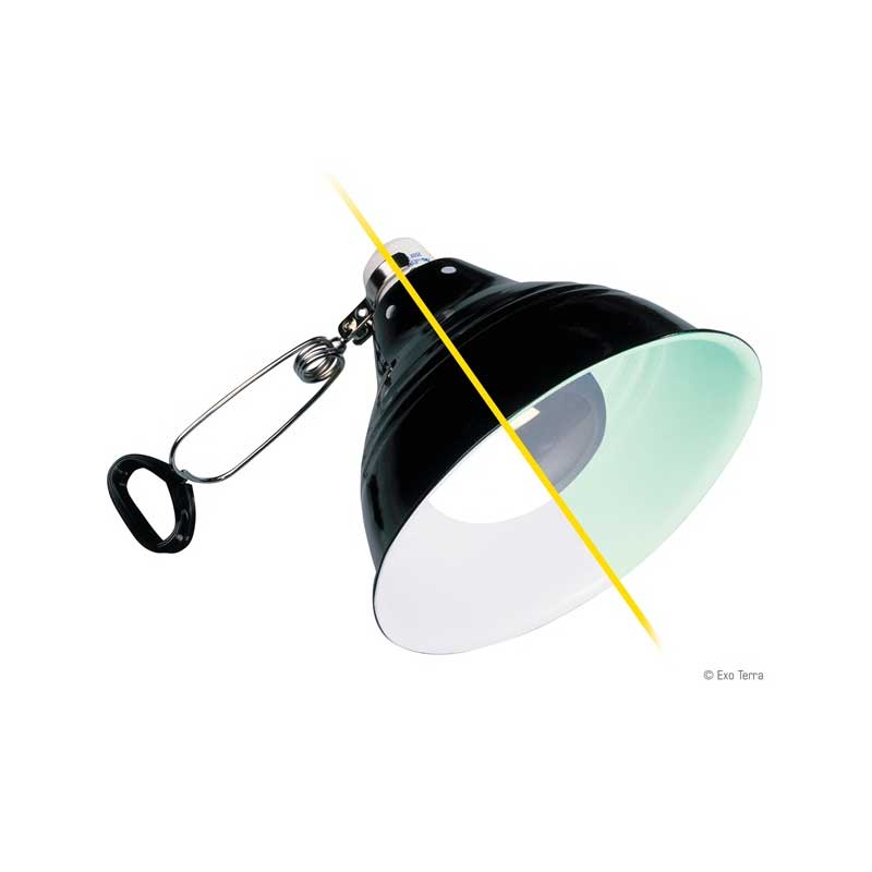 Portalámpara Porcelana Reflectante Exo Terra - Small