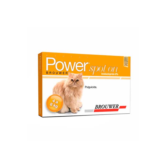 Pipeta Antiparasitario Externo "Power Spot On" para Gatos